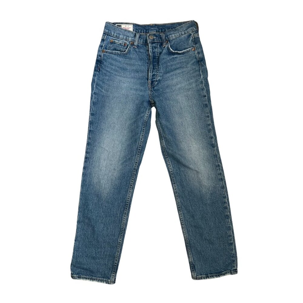 Gap Straight Leg Ankle Jeans